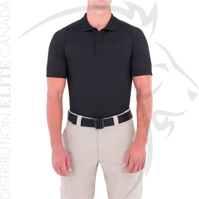 FIRST TACTICAL MEN PERFORMANCE SHORT POLO - BLACK - LG