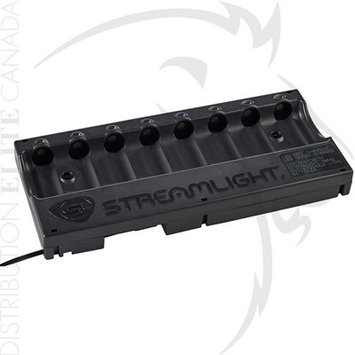 STREAMLIGHT 8-UNIT 18650 BATTERY BANK CHARGER - 12V DC