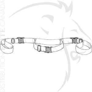 HUMANE RESTRAINT WEB TORSO RESTRAINT (NON-LOCKING) - SMALL