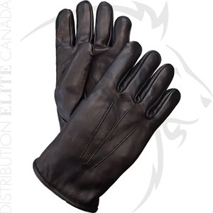 HAKSON 383 WINTER LEATHER DRESS GLOVES W / THICK WOOL - XS