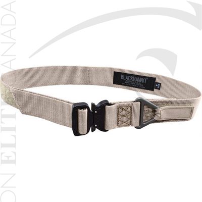 BLACKHAWK RIGGER'S BELT W / COBRA BUCKLE SMALL (UP TO 34in) CAYOTE TAN