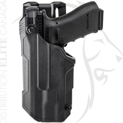 BLACKHAWK T-SERIES LVL 3 DUTY LB GLOCK 17 / 22 TLR 7 LH BLACK