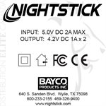 NIGHTSTICK DUAL-BATTERY CHARGER - 4700-BATT