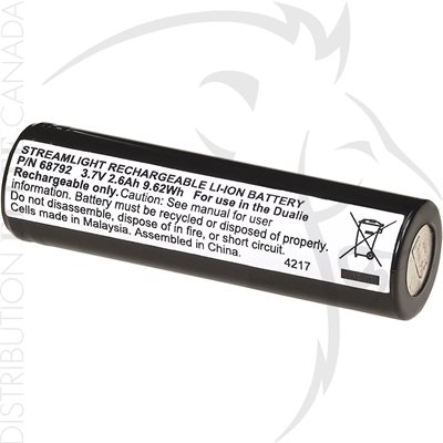STREAMLIGHT LITHIUM ION BATTERIE - DUALIE RECHARGEABLE