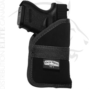 UNCLE MIKE'S OT INSIDE-THE-POCKET HOLSTER SIZE 4 AMBI 