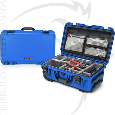 NANUK 935 CASE W / LID ORGANIZER / PADDED DIVIDER - BLEU