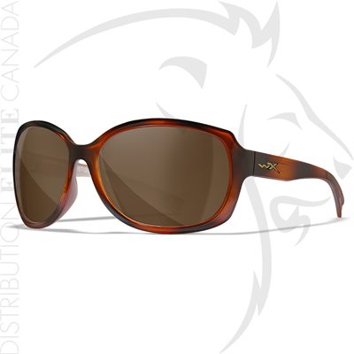 WILEY X WX MYSTIQUE BROWN LENS / GLOSS DEMI FRAME