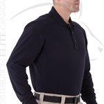 FIRST TACTICAL HOMME POLO COTON MANCHE LONGUE - MARINE - SM
