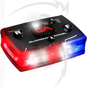 GUARDIAN ANGEL LE WEARABLE SAFETY LIGHT - RED / BLUE