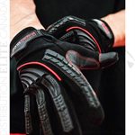 221B TACTICAL GUARDIAN GLOVES - LEVEL 5 - RED - SMALL