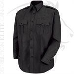 HS SENTRY L / S SHIRT - ZIPPER - MEN - BLACK