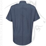 HS SENTRY SHIRT - MEN'S - S / S - 100% POLY W / ZIPPER FB HEATHE