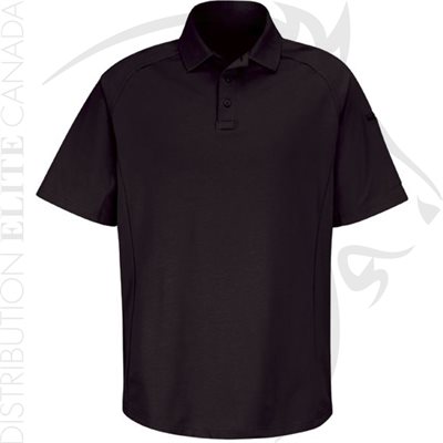 HS NEW DIMENSION POLO - S / S 63% COT / 37% POLY - BLK