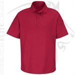 HORACE SMALL NEW DIMENSION SHORT SLEEVE POLO - RED - X-LARGE