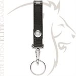 SAFARILAND 169S KEY RING (1 SNAP HOLDER) - PLAIN BLACK SNAP