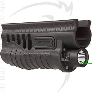 NIGHTSTICK SHOTGUN FOREND - REM 870 - BLACK - GREEN LASER