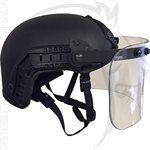 USI RIOT FACE SHIELD WITH RAIL ADAPTER - 6in