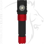 NIGHTSTICK USB DUAL-LIGHT RECHARGE TAC FLASHLIGHT - RED