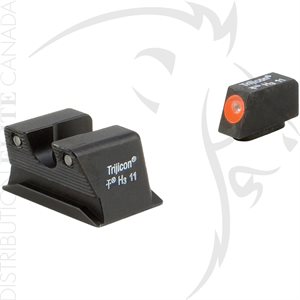 TRIJICON HD NIGHT SIGHTS - WALTHER PPS / PPX - AVANT ORANGE